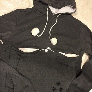 Unisex  Cat Carrier SWEAT SHIRT HOODIE-new